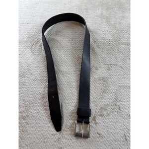 1901 Mens Genuine Leather Belt Black Size 36 Made in USA ND132964MN Buckle